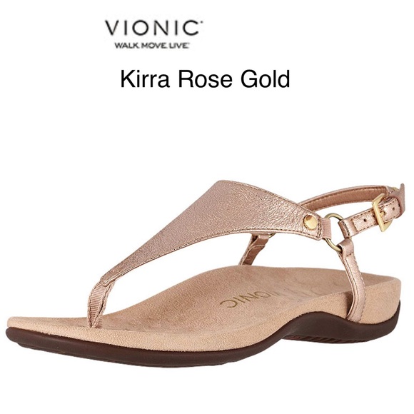 Vionic Kirra Backstrap Sandals 95 Rose 